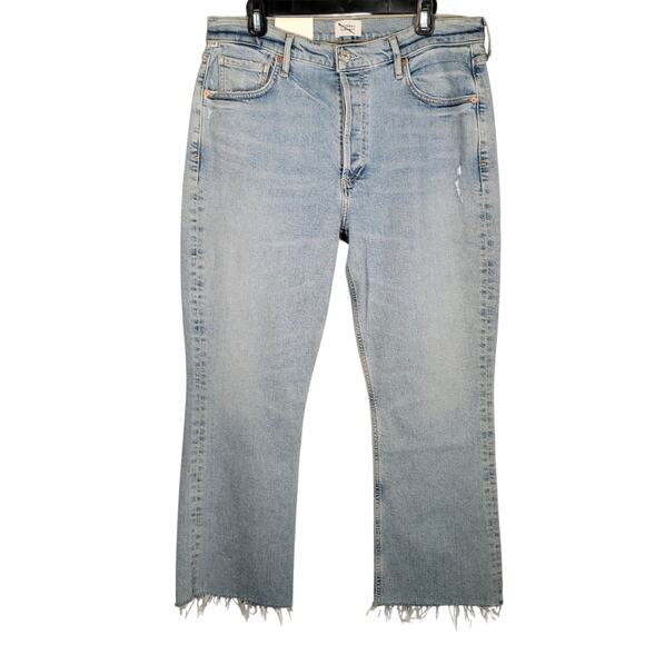 NWT Isola Crop Bootcut Jeans | Button Fly Sz 32 - Picture 2 of 15